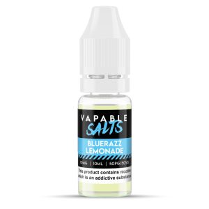 Bluerazz Lemonade Flavour Nic Salt E-Liquid by Vapable (10ml)