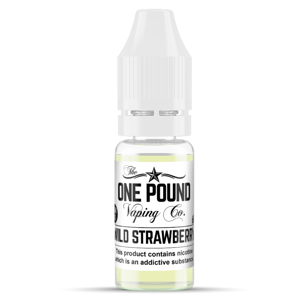 Wild Strawberry Flavour High VG E-Liquid by The One Pound Vaping Company (10ml)