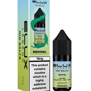 Menthol Flavour Nic Salt E-Liquid by ELUX (10ml)