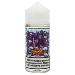 Grape ICE by Pop Vapors 100mL Fruity Chewy Menthol Candy E-Juice