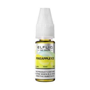 Pineapple Ice Flavour Nic Salt E-Liquid by Elf Bar Elfliq (10ml)