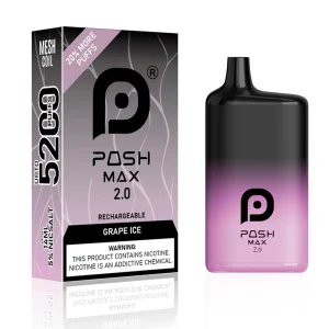 POSH MAX 2.0 – Grape Ice 5200 Puffs